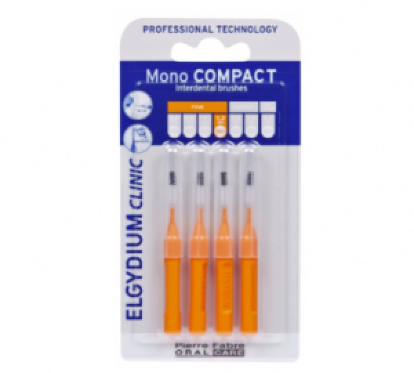 Elgydium Clinic Escovilhão Mono Compact Laranja
