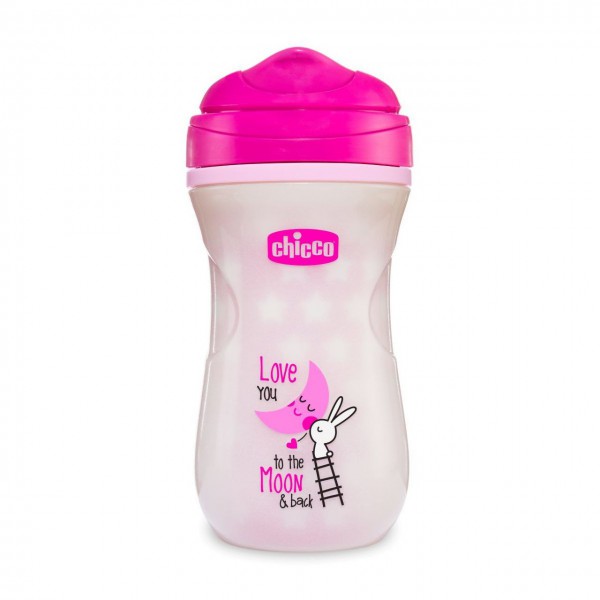 Chicco Copo Brilha Escuro Rosa_14m+