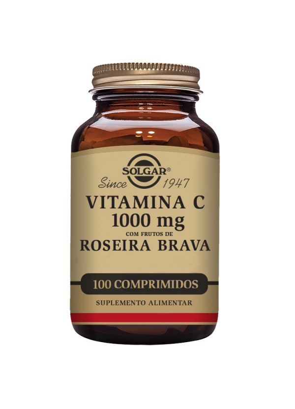Vitamina C_Solgar - 1000mg  (x100 comprimidos)