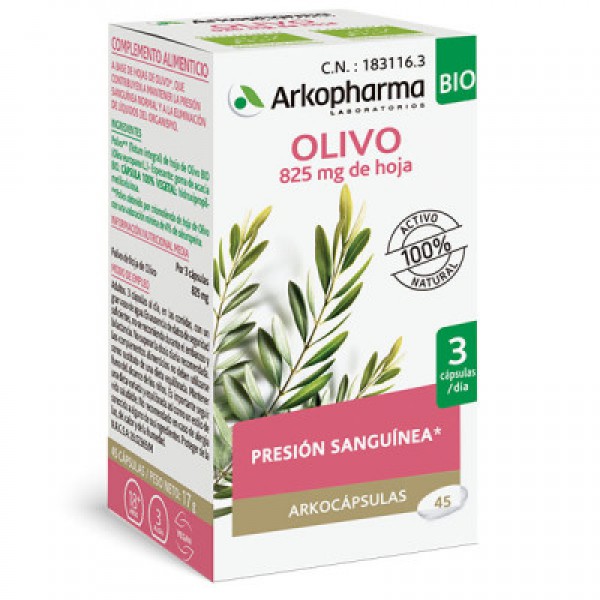Arkocapsulas Oliveira BIO (x45 cápsulas) Arkocapsulas Oliveira BIO (x45 cápsulas)