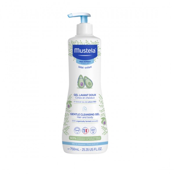 Mustela Bebé Gel lavante suave pele normal - 750ml (Preço especial)