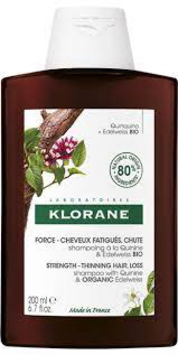 Klorane Capilar Champô Quinina/Edelvaisse BIO - 400ml