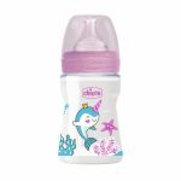 Chicco Biberão Wb Pp Silicone_ Lento - 150ml (Girl)