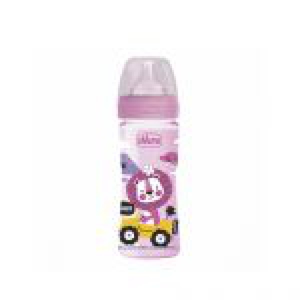 Chicco Biberão Wb Pp Silicone_ Médio - 250ml (Girl)