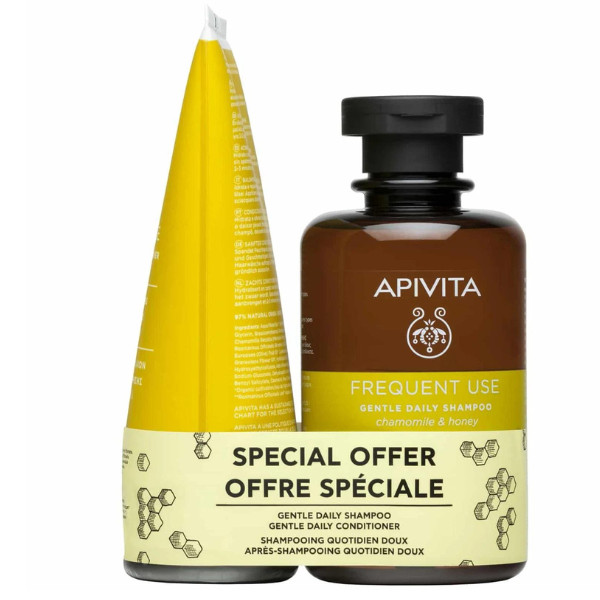 Apivita Capilar Champô Frequência -  250ml + Condicionador  (Preço Especial)
