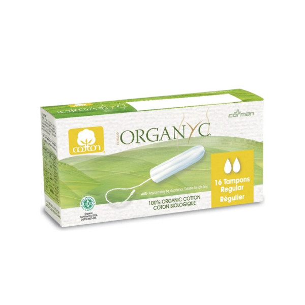 Organyc Tampão Regular (x16 unidades)