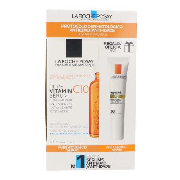La Roche Posay Pure Vitamin C10 serum 30ml + Anthelios Age correct FPS 50+  15ml