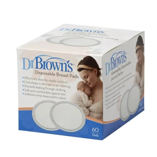Dr Browns Discos Absorventes Descartáveis (60unidades)