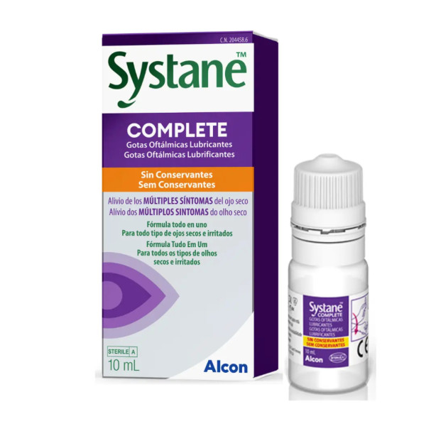 Systane Complete s/ Conservantes Gotas Oftálmica - 10ml