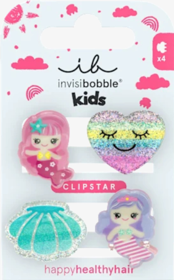 Invisibobble Kids Clipstar mola Mermaid (x4 unidades)