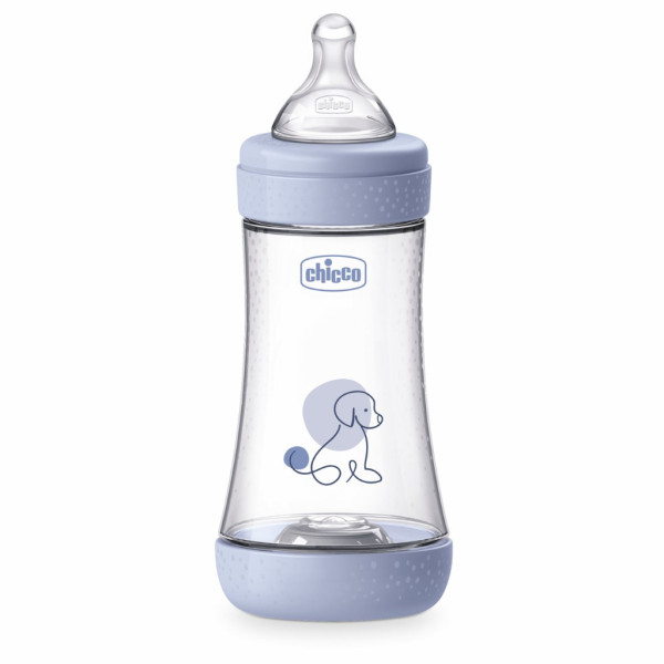 Chicco Biberão Perfect 5 _ Azul-  240ml