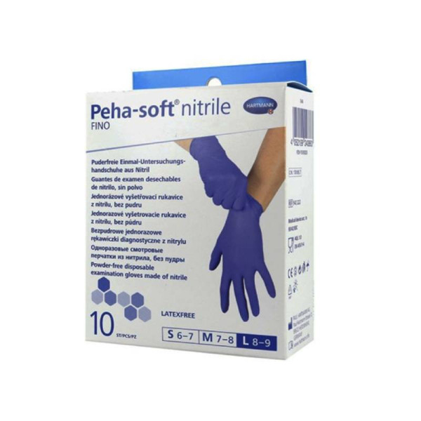 Peha-Soft Luva Nitrile Fino_ Tam. L (x10 unidades)