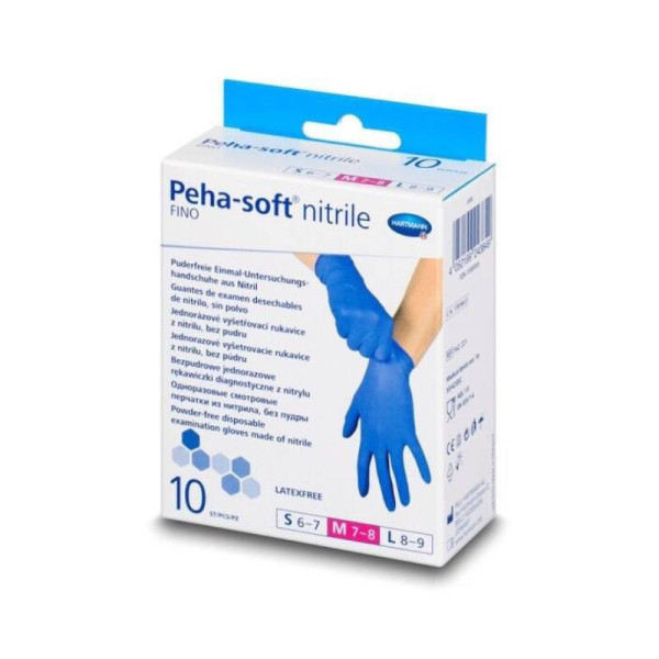 Peha-Soft Luva Nitrile Fino_ Tam. M (x10 unidades)