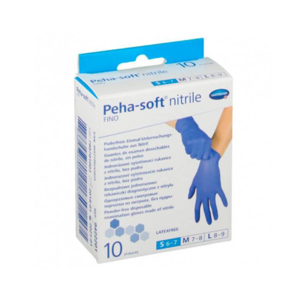 Peha-Soft Luva Nitrilo Fino_ Tam. S (x10 unidades)