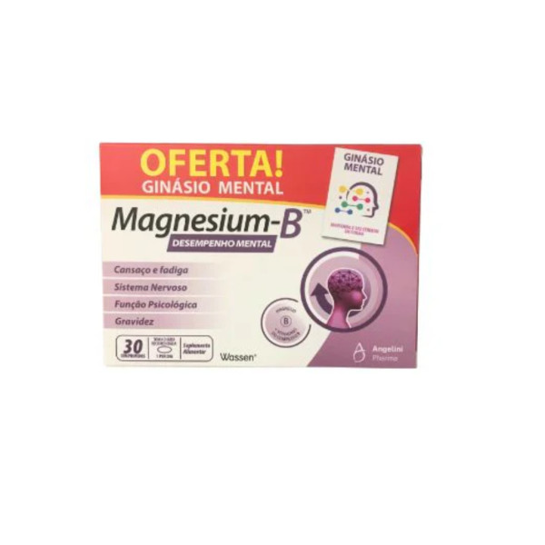 Magnesium-B  (x30 comprimidos) + Oferta Livro Ginásio Mental