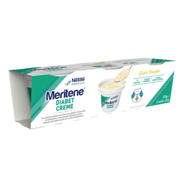 Meritene Diabet Creme Baunilha - 125g (x3 uniddes)