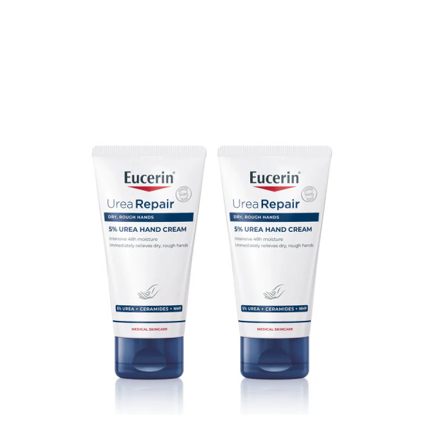 Eucerin 5% Urea repair Creme Mãos (Pack Duplo)