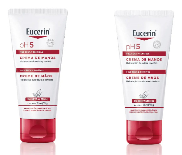 Eucerin pH5 Creme Mãos - 75ml (Pack Duplo)
