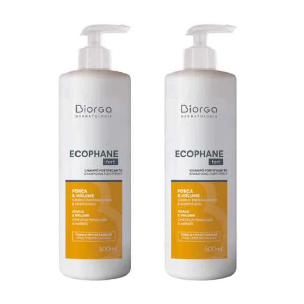 Ecophane Champô Fortificante - 500ml (Pack Duplo)