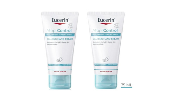Eucerin Atopi Control Creme Mãos 75ml (Pack Duplo)