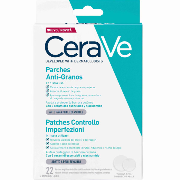 Cerave Adesivos Anti-Borbulhas (x22 unidades)