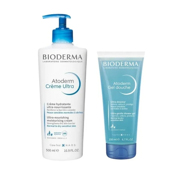 Bioderma  Atoderm Creme Ultra 500mL + Oferta Gel 200mL
