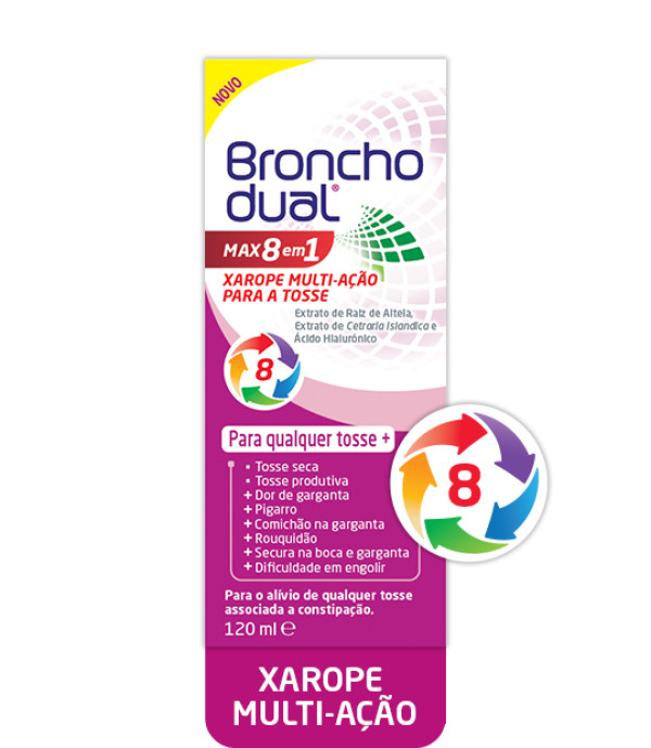 Bronchodual Xarope Multi-ação 8 em 1 - 120mL