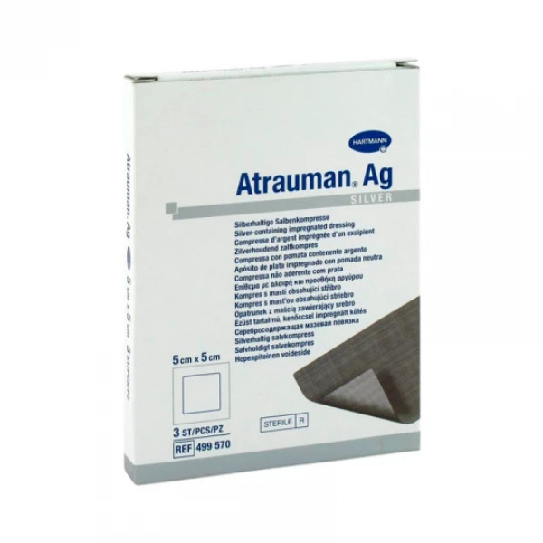 Atrauman Ag Compressa_ 5 x 5 cm (x10 pensos)