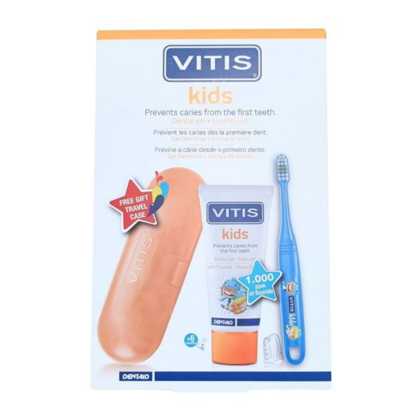 Vitis Kids Escova + Gel Dentífrico 50ml + Oferta Estojo