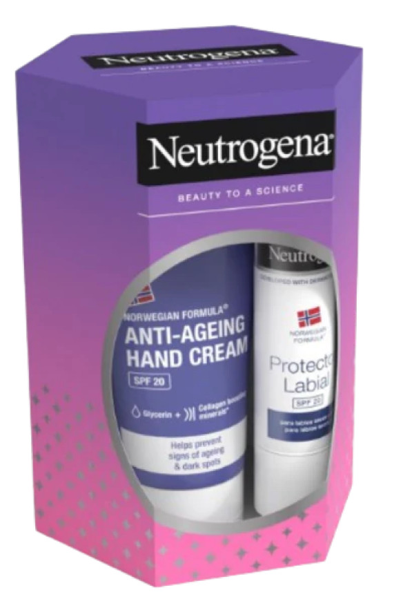 Neutrogena Maos Antiaging Creme + Stick Labial SPF20