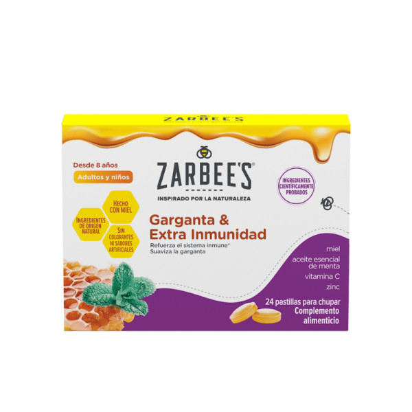 Zarbee's Garganta & Extra Imunidade (x24 pastilhas)