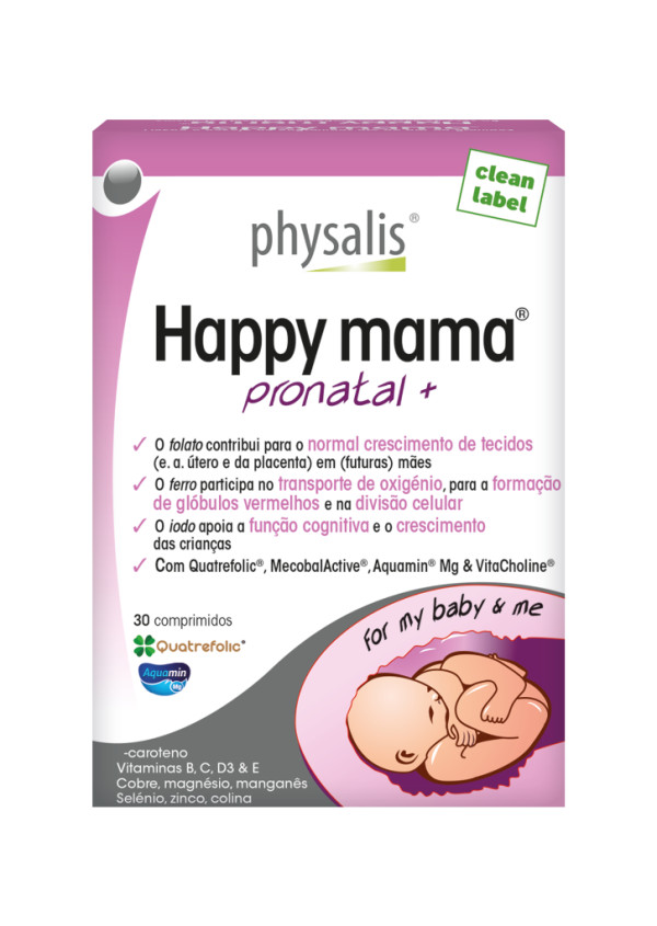 Physalis Happy Mama Pronatal+ (x30 Comprimidos)