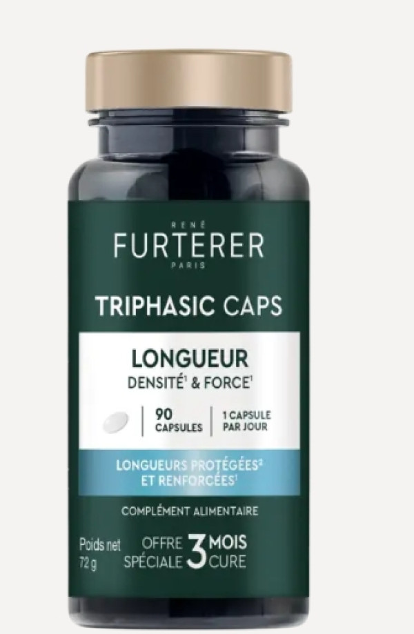 Rene Furterer Triphasic Comprimento (x90 cápsulas) Rene Furterer Triphasic Comprimento (x90 cápsulas)