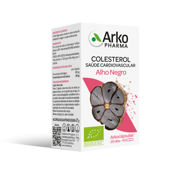 Arkocápsulas Alho Negro  (X40 cápsulas)