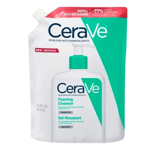 Cerave Gel Espuma Limpeza Recarga - 473ml