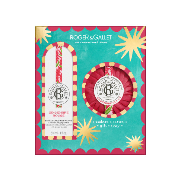 Roger & Gallet Gingembre Rouge Eau Toilette - 30ml + Sabonete - 100g