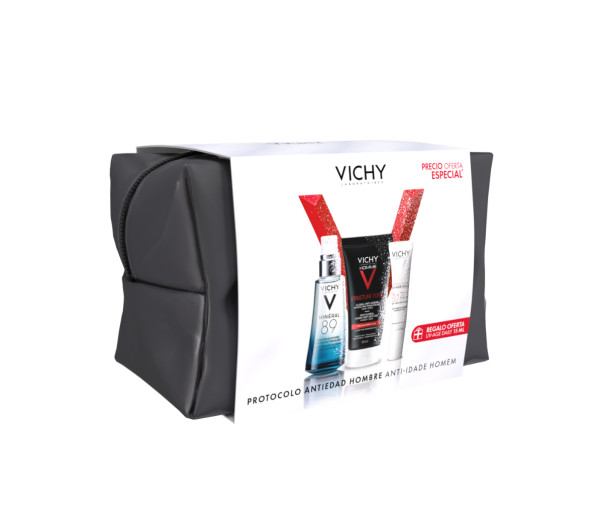 Vichy Homme Structure Force 50ml + Sérum Mineral 89 Concentrado 50ml . Coffret Vichy Homme Structure Force 50ml + Sérum Mineral 89 Concentrado 50ml . Coffret