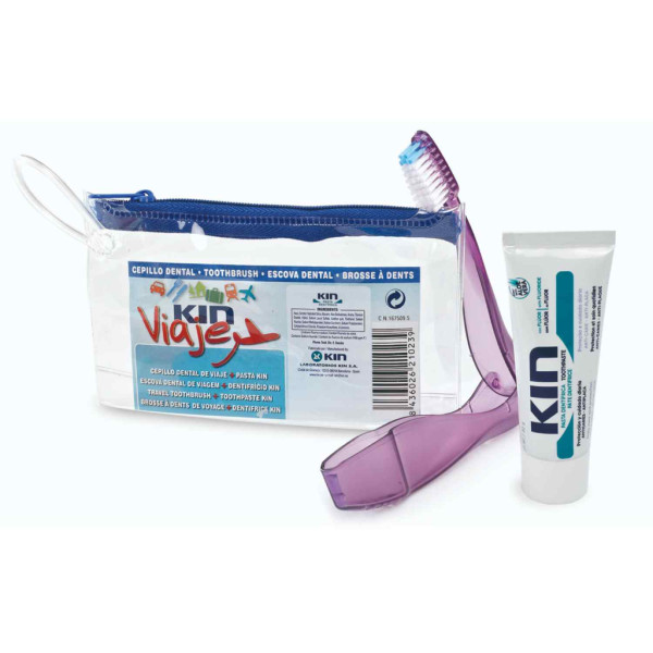 Kin Viagem Escova Dentes + Pasta Dentifrica - 25ml Kin Viagem Escova Dentes + Pasta Dentifrica - 25ml