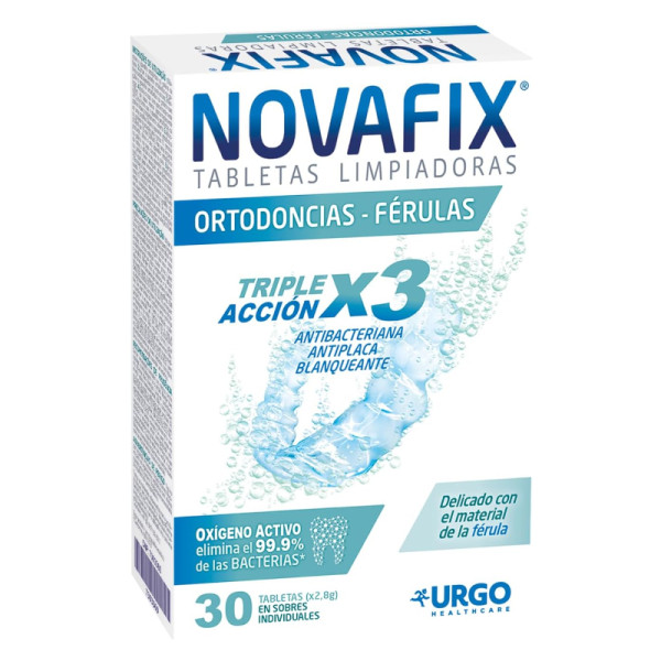 Novafix Pastilhas Limpeza Aparelho Ortodontico (x30 unidades) + Oferta Caixa Novafix Pastilhas Limpeza Aparelho Ortodontico (x30 unidades) + Oferta Caixa