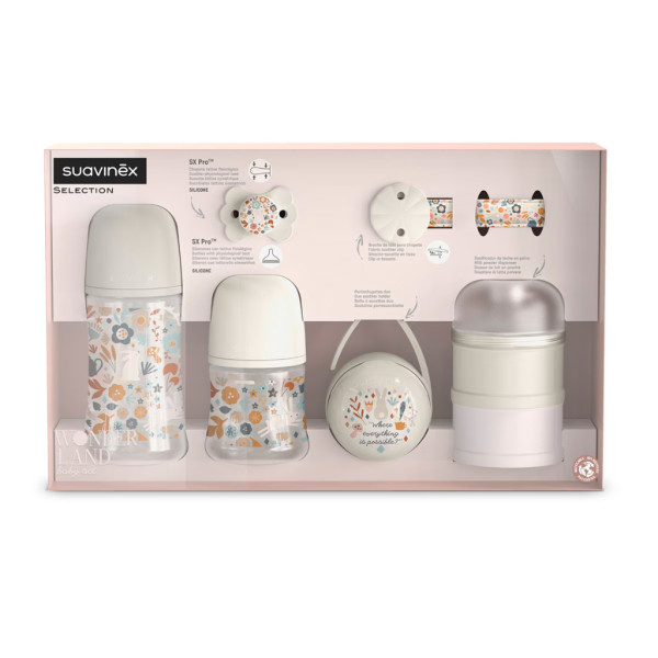 Suavinex Select Welcome Baby Set Wonderland Cinza