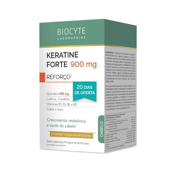 Keratine Forte 900mg (180 cápsulas)