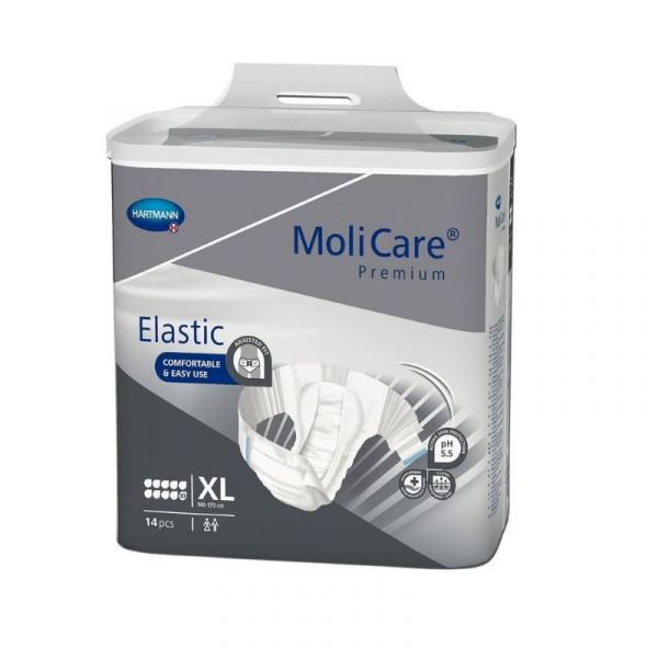 Molicare Elastic Fraldas_ 10 Gotas_Tam XL (x14 unidades) Molicare Elastic Fraldas_ 10 Gotas_Tam XL (x14 unidades)