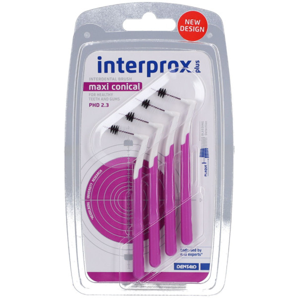 Interprox Escovilhão Plus Maxi Conical (x4 unidades) Interprox Escovilhão Plus Maxi Conical (x4 unidades)