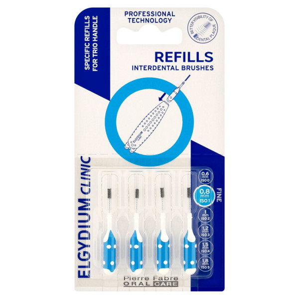 Elgydium Clinic Escovilhão Azul _ Recargas (x4 unidades) Elgydium Clinic Escovilhão Azul _ Recargas (x4 unidades)