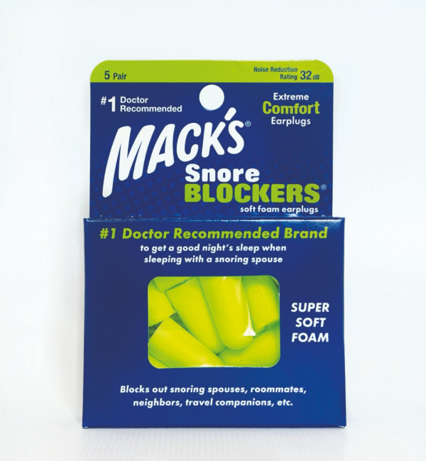 Mack S Snore Blockers Tampao Espuma (x10 unidades) Mack S Snore Blockers Tampao Espuma (x10 unidades)