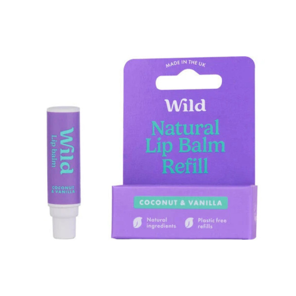 Wild Bálsamo Labial Natural  Recarga Coco/Baunilha