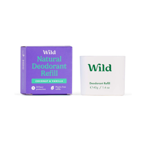 Wild Deo Natural Recarga Coco/Baunilha Wild Deo Natural Recarga Coco/Baunilha