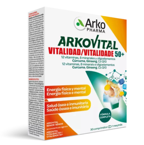 Arkovital Vitalidade 50+ (x30 comprimidos)
