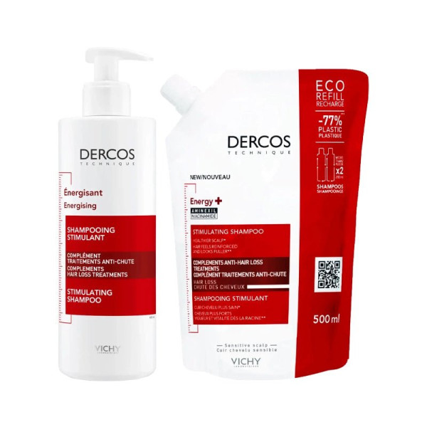 Dercos Estimulante Champo - 400Ml + Refill 400Ml Dercos Estimulante Champo - 400Ml + Refill 400Ml