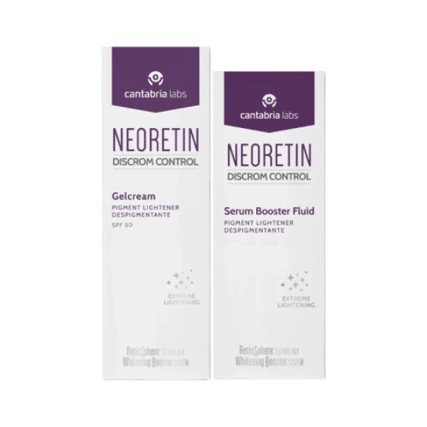 Neoretin Discrom Gel creme - 40ml + Serum boost - 30ml (Preço Especial) Neoretin Discrom Gel creme - 40ml + Serum boost - 30ml (Preço Especial)